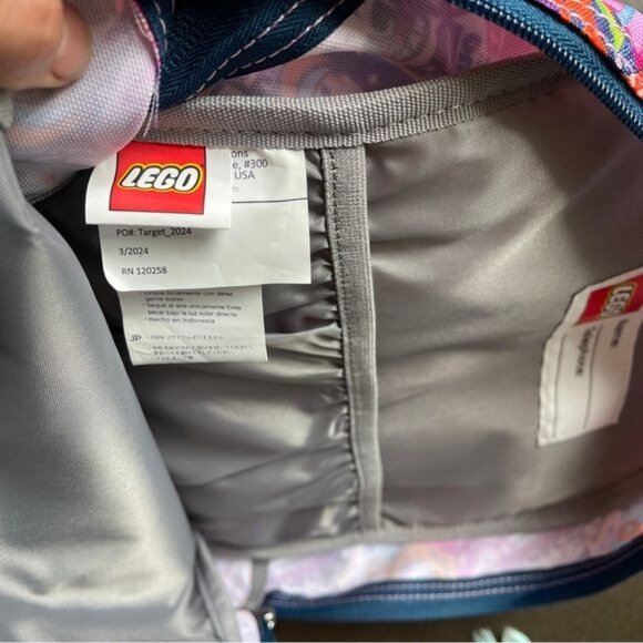 Gift Space Explorers Backpack Minifig Design Classic Zip Pocket Back School New - Picture 9 of 13
